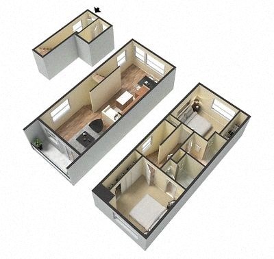 The Douglas Apartments Jefferson No Garage Floor Plan